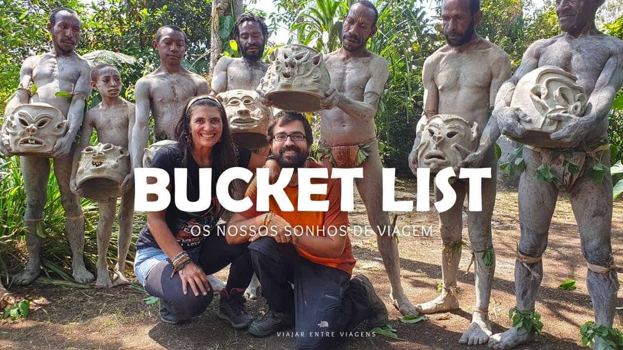 Bucket list de viagem: experiências e lugares a visitar
